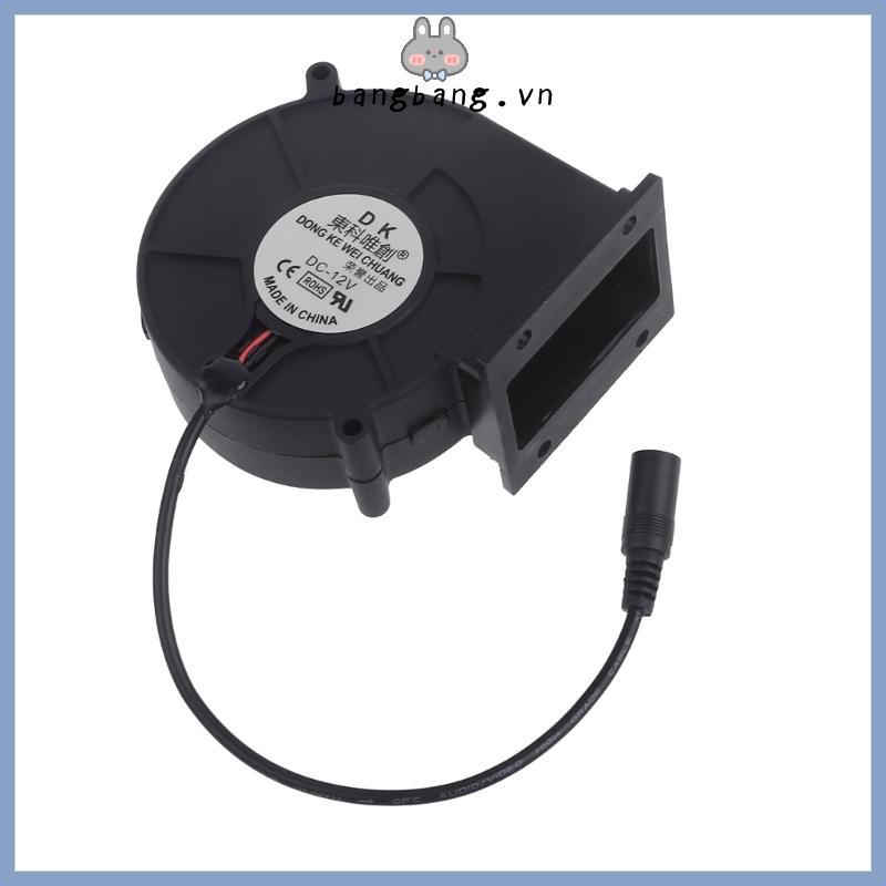 Quạt nướng vòng bi Bang DC12V 5 5x2 1mm 5300R phút Quạt thổi khí 97x97x33mm cho sản phẩm điện tử Thịt nướng