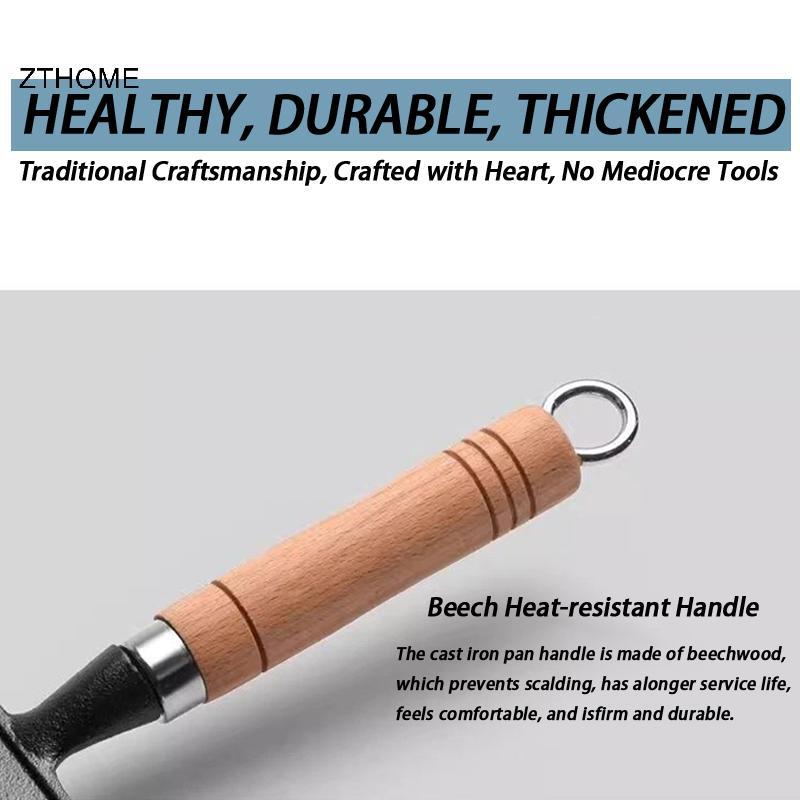 ZTHOME Chảo Chiên Trứng 4 Lỗ Nonsti Nồi Chảo Trứng Chiên Nồi Thích Hợp Cho Bếp Gas Bếp Cảm Ứng HOT