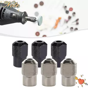 NOTE1 1 / 5 Cái Chuck Nut, Bạc Đen Hợp Kim Kẽm Mini Khoan Chuck, Dụng Cụ Xoay M8 × 0.75mm Dụng Cụ Khoan Điện Phụ Kiện Máy Xay Điện