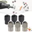 NOTE1 1 / 5 Cái Chuck Nut, Bạc Đen Hợp Kim Kẽm Mini Khoan Chuck, Dụng Cụ Xoay M8 × 0.75mm Dụng Cụ Khoan Điện Phụ Kiện Máy Xay Điện
