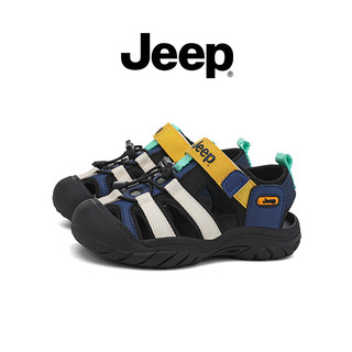JEEP Giày Sandal Thể Thao Trẻ Em Mùa Hè Thoáng Khí Chống Mài Mòn Bé Trai Bé Gái Khuôn Viên Giày Đi Biển Thường Ngày