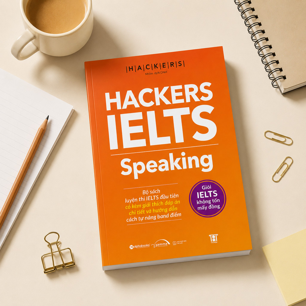 Sách - Hackers IELTS Speaking (Kèm lời giải và đáp án chi tiết) (Gamma Books)