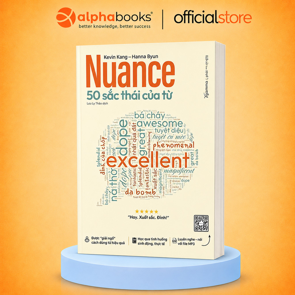 Sách - Nuance - 50 Sắc Thái Của Từ - Cách Dùng Từ Hiệu Quả Với File Luyện Nghe Nói (Gamma Books)