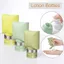 Hộp đựng rỗng du lịch SAMO, Chai có thể nạp lại bằng silicon mềm, Chai dầu gội dưỡng da nhẹ 74ML Sử dụng du lịch