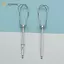 JCSYFAC Nhà Bếp Máy Trộn Tay Inox Đánh 2 Chiếc Chắc Chắn Thay Thế Kèm Cho Nướng Kem Trứng Trộn Dụng Cụ Mới