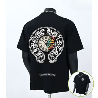 （Giao hàng 24h）Angela Áo Thun Chrome Đồng Hồ Unim Fashion Áo Form Oversize Unisex Phong Cách Streetwear Vải Cotton 100%