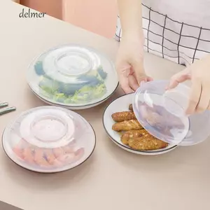 Vỏ bọc thực phẩm vi sóng DELMER, Vỏ bảo vệ tấm trong suốt chống bụi, Dụng cụ nhà bếp Nhựa chống bắn tung tóe Vỏ bát chịu nhiệt độ cao Bếp