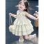 Mùa hè Phong cách mới cho bé gái Cổ búp bê dễ thương Không tay Chấm bi Đầm công chúa mỏng mùa hè