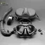 PlumHOUSE Kính Cường Lực Freediving Mặt nạ lặn Bộ ống thở có thể gập lại Mặt nạ lặn loại J có gắn Camera VN