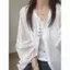 Áo sơ mi chống nắng kiểu dáng rộng phong cách Hàn Quốc dáng rộng vừa vặn Áo khoác ngoài