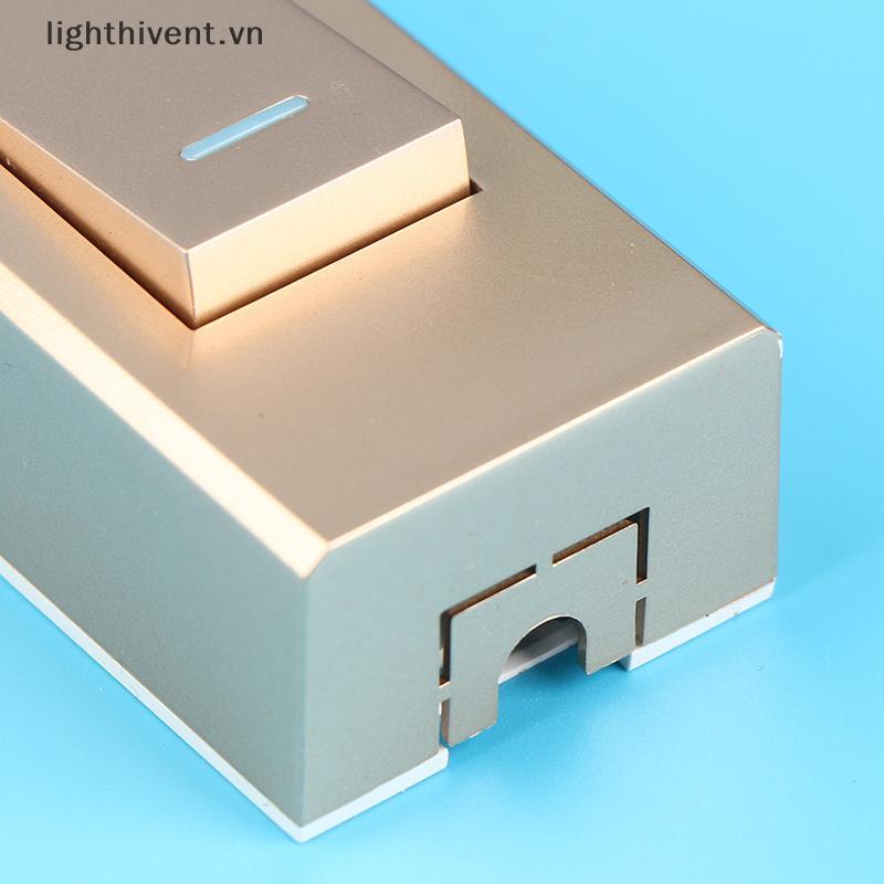 [lighthivent] 1Pc 1 Gang 2 Chiều Gắn Bề Mặt Công Tắc Dây Treo Lắp Đặt Đầu Giường Bật / Tắt Bảng Điều Khiển Đèn Tường (VN)