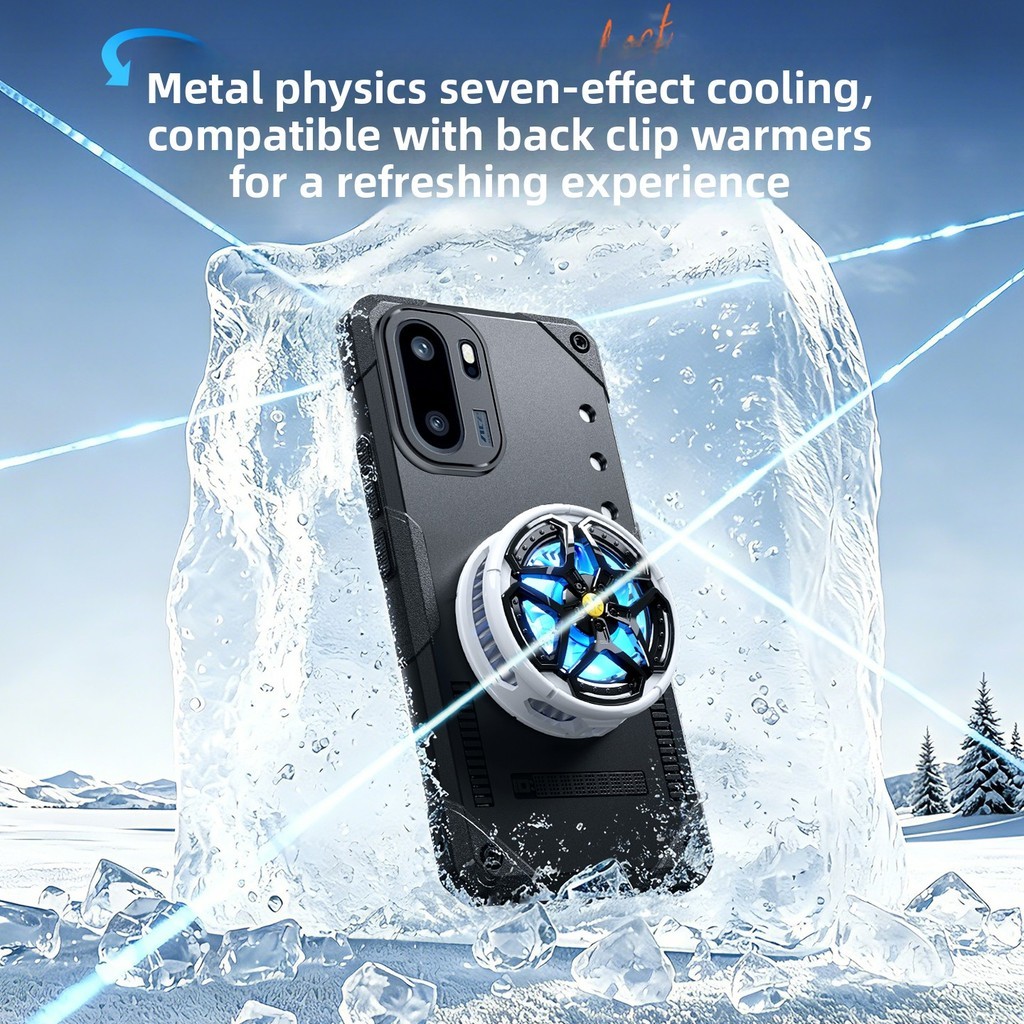 Mimi Mới Cho 1 + 15R 15T 15 13 Ace 6 6T 6 Ultra OnePlus Turbo 6 6V Realme Neo 8 Từ Graphene Làm Mát Tản Nhiệt Vỏ Điện Thoại Giáp Chống Rơi Vỏ Mỏng Ánh Sáng