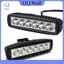 ULJ 18W 6 LED Xe Ô Tô Đèn LED Làm Việc DRL Spotlight Độ Sáng Cao Chống Nước Tự Động Địa Hình SUV Tru Đèn Pha Lái Xe 12V.