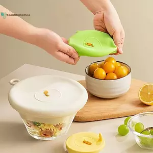 BeautifulHomeA Có Thể Tái Sử Dụng Tự Niêm Phong Nắp Silicon Co Giãn Nắp Đa Năng Bát Silicon Nắp Nồi Nắp Silicon Chảo Nấu Ăn Thực Phẩm Tươi Cover VN