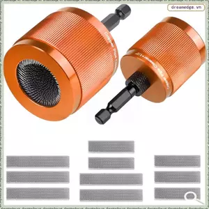 Để Loại Bỏ Rỉ 10 Lưỡi Chải & Chuôi Lục Giác 1 / 4In Cho Máy Khoan Bộ Dụng Cụ Làm Sạch Ống Đồng 1 / 2In & 3 / 4In