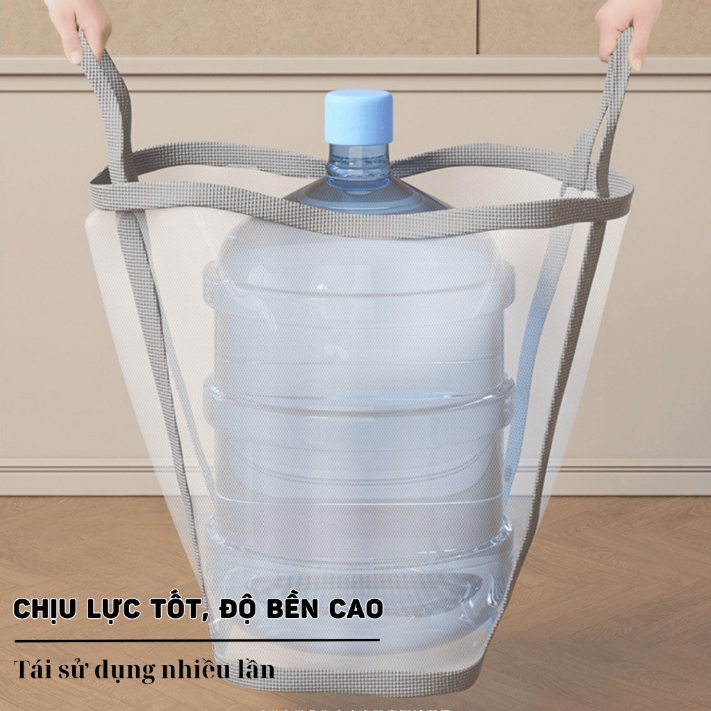 Túi Đựng Đồ Cỡ Lớn Thoáng Khí Bền Đẹp, Túi Lưới Đa Năng Gấp Gọn Đựng Quần Áo, Đồ Gia Dụng  TitiHome