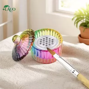 Springevenstar Acrylic Powder Liquid Nail Cup có nắp an toàn Tăng cường kinh nghiệm nghệ thuật làm móng tay của bạn Springevenstar