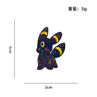 9 Cái / bộ Hoạt Hình Pokémon Eevee Huy Hiệu Túi Đựng Bút Chì & Trâm Trang Trí