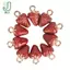 10 Cái / bộ Hợp Kim Men Dâu Quyến Rũ Mặt Dây Chuyền Trang Sức DIY Làm Thủ Công Quà Tặng