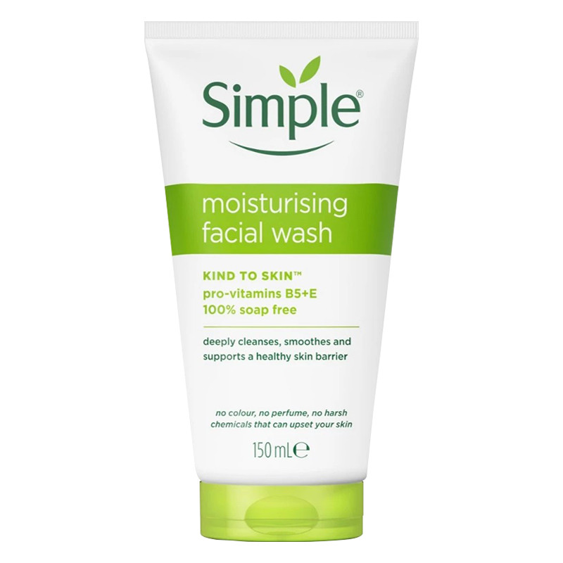 Simple – Sữa Rửa Mặt Dịu Nhẹ, Làm Sạch Sâu Nhưng Không Gây Khô Căng