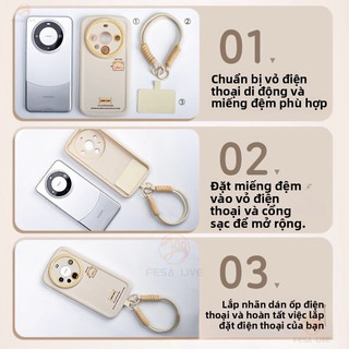 Dây đeo điện thoại di động Ngắn / Dài Kết cấu dễ thương Chống rơi Chống mất Dây đeo cổ tay đa chức năng Sling Treo Vỏ điện thoại Quà tặng du lịch