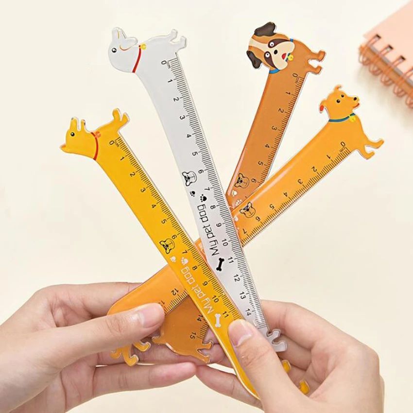 Thước dài 12cm hình bé động vật dễ thương