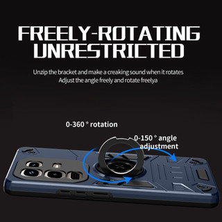 Dành Cho infinix Note 50 Pro 4G / Note 50S / Note 50x 5G Vỏ Nhẫn Đứng Giáp Lưng Cứng Bảo Vệ Hạng Nặng Khung TPU Mềm Chống Sốc Mỏng