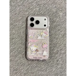 Ốp Điện Thoại Thích Hợp Cho iPhone 7 8 X XS XR XSMAX 11 12 13 14 15 16 17 Pro max Plus Air Snowflake Miffy Rabbit kt Cat Vỏ Bảo Vệ Chống Sốc Bao Gồm Tất Cả ZGSV