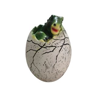 Kỷ Jura Predator Tyrannosaurus Rex trong Trứng Khủng long Bé Phá vỡ Trứng Tượng nở sưu tập Điêu khắc