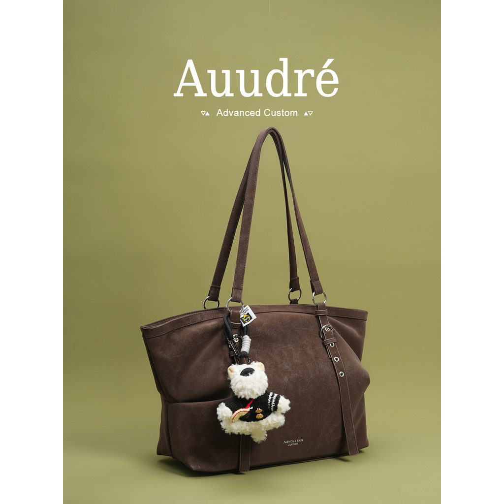 Auudre Casual Retro Túi Dung Tích Lớn Nữ Đi Làm Túi Tote Đeo Vai | BigBuy360 - bigbuy360.vn