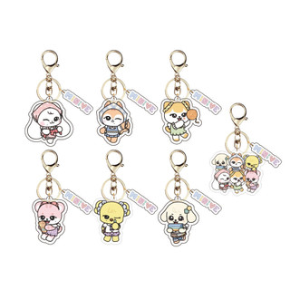 Kpop Idol IVE Phim hoạt hình Mùa 2026 Acrylic Móc khóa Túi Phụ kiện quyến rũ