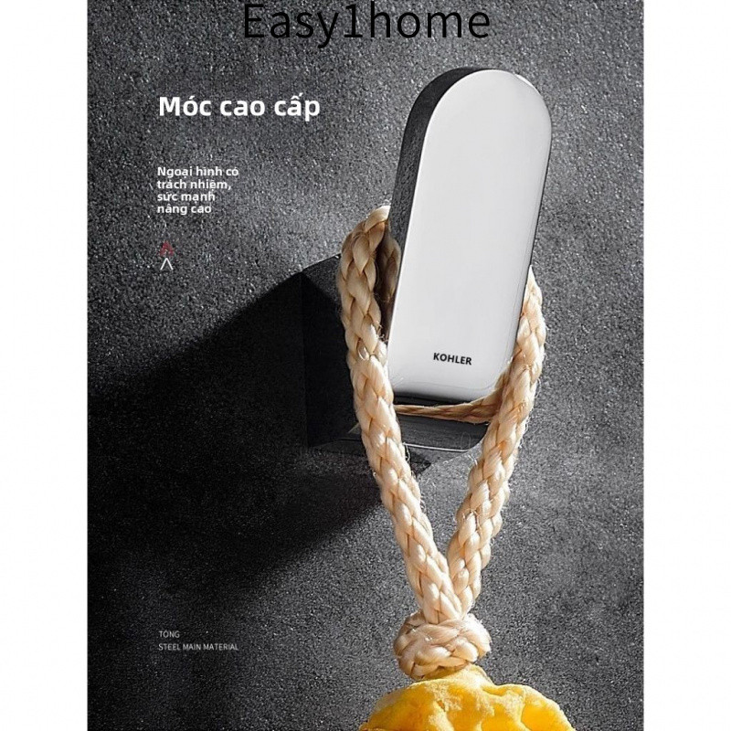 【 KOHLER 】 Móc áo tắm bằng đồng hoàn toàn, móc treo áo cho tủ quần áo, cửa sau khách sạn, phòng khách, gắn tường, không