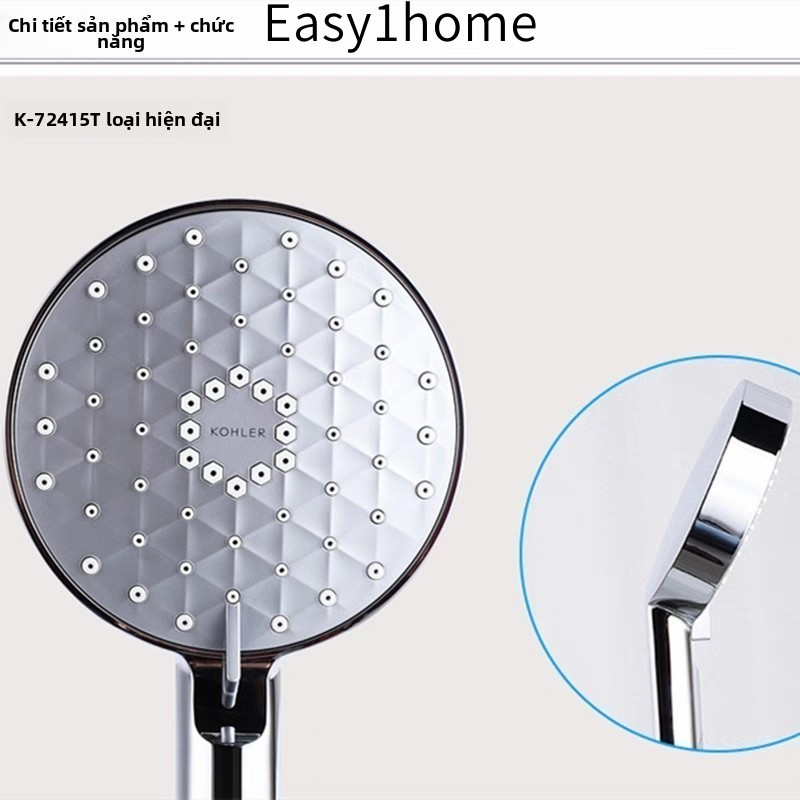 Vòi sen cầm tay đa năng Kohler K-R72415T-CP với áp lực nước mạnh mẽ, thích hợp sử dụng trong gia đình