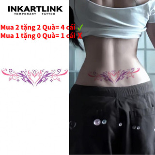 Hình xăm tạm thời INKARTLINK - Nhãn dán đầy màu sắc cho trang điểm hàng ngày