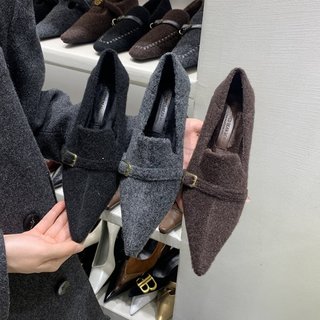 Giày Cao Gót Nữ Mũi Nhọn Slip-On Deep Mouth Thời Trang