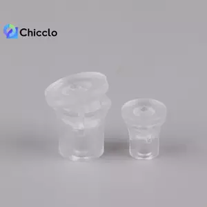 10 CÁI PC Quảng cáo mờ Nail Glass Nail Braet Ốc vít nhựa vô hình Vít mờ Đẹp
