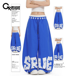 GKSSS Quần chở hàng nam thương hiệu thời trang Mỹ dây thắt lưng đôi nối trung tính chất lượng cao