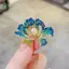 Springevenstar Thanh Lịch Tinh Tế Cao Cấp Hoa Mẫu Đơn Ngọc Trai Men Trâm Thời Trang Sang Trọng Quần Áo Phụ Kiện Áo Khoác Chân Corsage Ngày Lễ Quà Tặng Springevenstar
