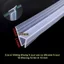 Ron Dán Kính 3M Chuyên Dụng 10mm,Silicone Trong Suốt Chống ồn Chống Bụi,Dẻo Dai Không Biến Dạng,Dán Cửa Kính Nhà Tắm