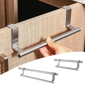 Mới Không Khoan Thép Không Gỉ Giá Treo Khăn Treo Tường Đơn Cho Phòng Tắm