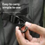 2 CÁI Mới 360° Móc xoay ngoài trời đa chức năng S-Hook Dây đeo ba lô Carabiner