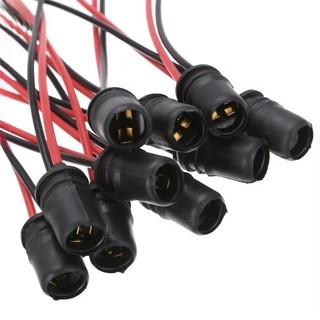 Đui đèn T10, chân đèn T10, cắm demi lắp mặt đồng hồ, xi nhan, biển số, đèn trần DC 12v-24v