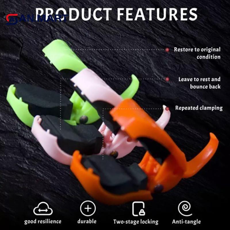 AN.MART Mới 2-8 Chiếc Di Động Cần Câu Cá Giá Đỡ Cần Câu Fixer Treo Tường Cực Câu Dây Kẹp Đa Năng Cần Giá Đỡ Dụng Cụ VN