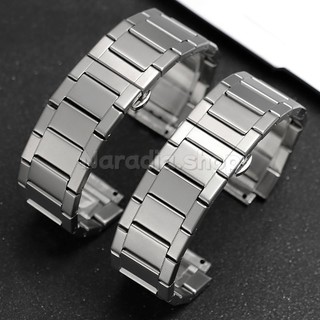 19,5x27mm cho Hublot Bigbang Thép Không Gỉ Dây Đeo Đồng Hồ Bướm Khóa Mờ Kim Loại Dây Đeo Đồng Hồ Nam Nữ Kinh Doanh Dây Đeo Tay