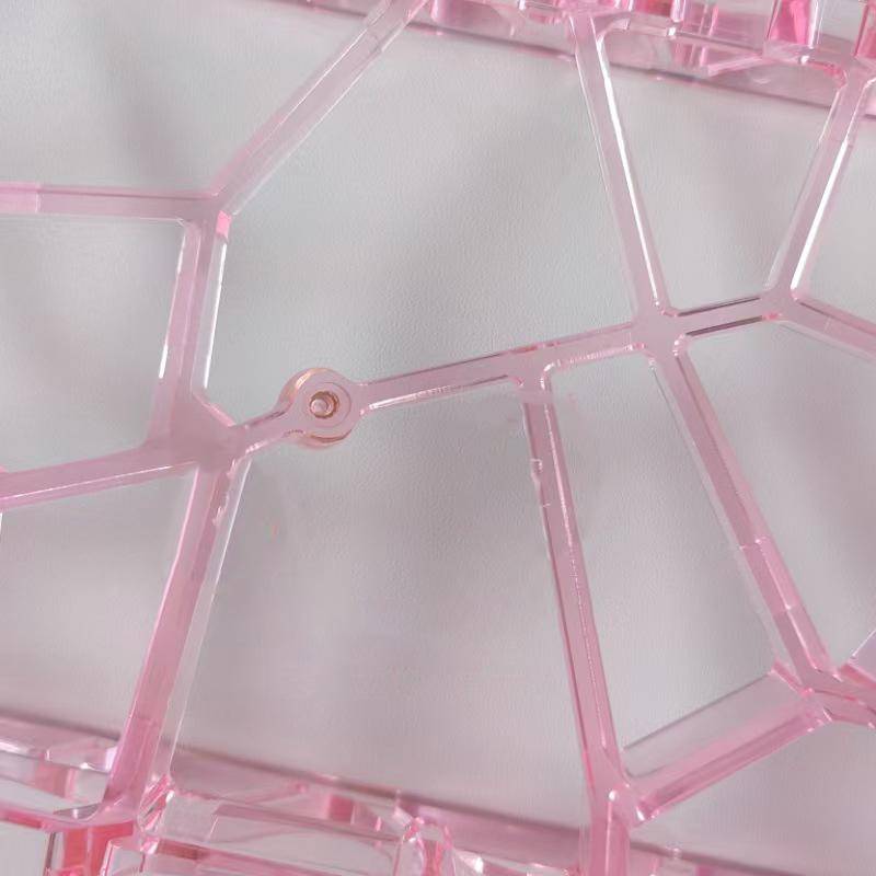 JINHF GH60 Vỏ bàn phím trong suốt rỗng Bàn phím cơ tùy chỉnh DIY Project Acrylic Case Bảo vệ mạnh mẽ HOT