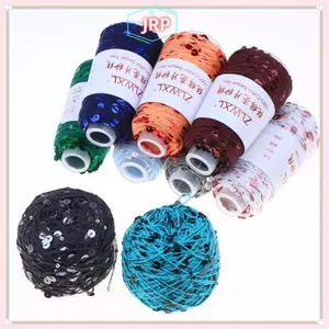 JRP Tay Đan Kim Sa Lấp Lánh Sợi Cotton 50g Bóng DIY May Phụ Kiện Lấp Lánh Sợi Cho Các Dự Án Thủ Công JRP