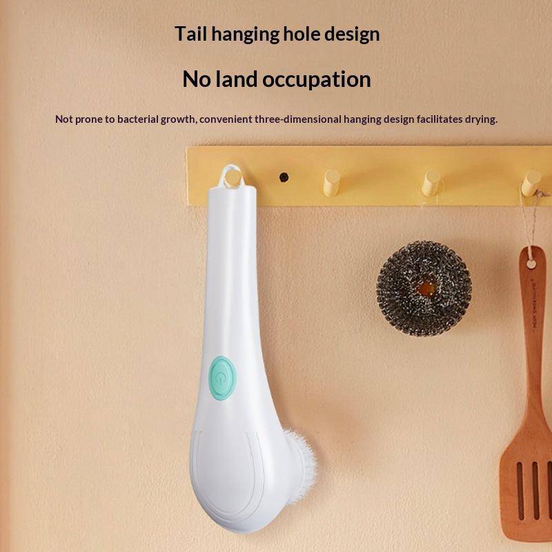 PNPIA- 1 Bộ Bàn Chải Vệ Sinh Điện Đa Năng Có Thể Điều Chỉnh Dụng Cụ Cầm Tay Cho Thiết Bị Nhà Bếp Chà
