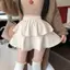 PNPIA- Váy Mini Y2K Trắng Sang Trọng Phong Cách Hàn Quốc Công Chúa Ba Lê Thẩm Mỹ Thời Trang Cao Cấp Cho Mặc Hàng Ngày