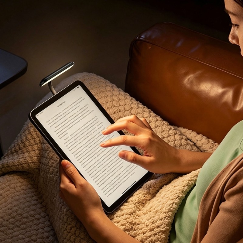 Flexible Phone Light With 5 Stage Brightness And Color Change For Mobile Devices