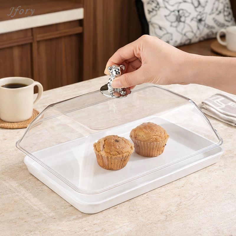 Jfory Đế bánh có đĩa trái cây mái vòm trong suốt cho đám cưới Nhà hàng trưng bày cửa hàng